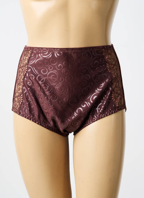 Culotte effet matière satinée marron TRIUMPH femme