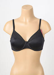 Soutien-gorge effet matière satinée haut soutien-gorge push-up noir PLAYTEX femme