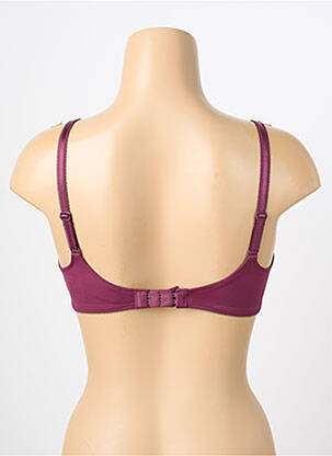 Soutien-gorge effet matière satinée haut soutien-gorge emboitant violet TRIUMPH femme