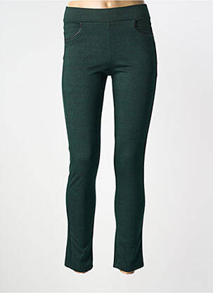 Jegging tissage jersey taille normale vert JANIRA femme