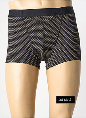 Boxer imprimé fantaisie noir HOM homme