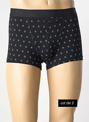 Boxer imprimé fantaisie noir HOM homme