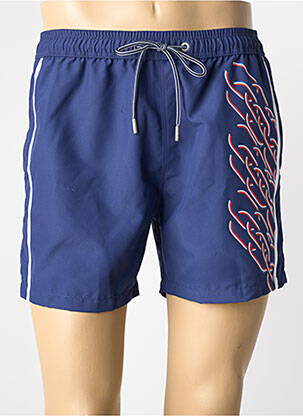 Short de bain tissage popeline bleu HOM homme