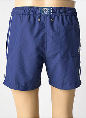 Short de bain tissage popeline bleu HOM homme