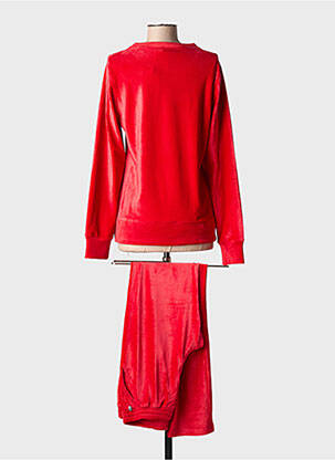 Pyjama coupe droite rouge REBELLE femme