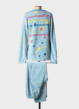 Pyjama coupe droite bleu SENORETTA femme