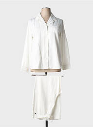 Pyjama coupe droite beige PASTUNETTE femme