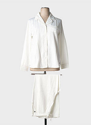 Pyjama coupe droite beige PASTUNETTE femme