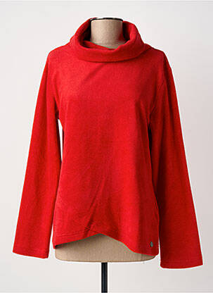 Pull coupe droite manches longues rouge REBELLE BY PASTUNETTE femme