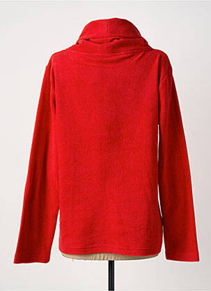 Pull coupe droite manches longues rouge REBELLE BY PASTUNETTE femme