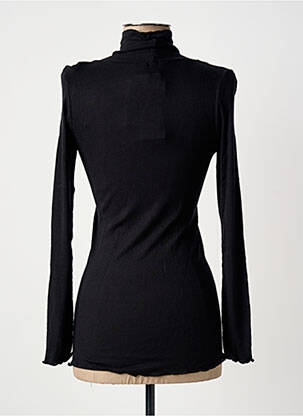 Top stretch manches longues noir JANIRA femme
