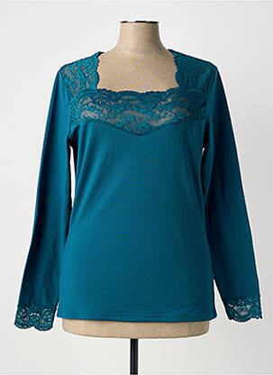 Top/caraco tissage jersey vert YSABEL MORA femme