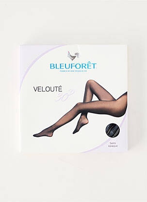 Collants stretch noir BLEU FORET femme