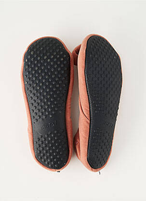 Chaussons/pantoufles bout rond talon plat jusqu'à 3cm rose SOFT ET YOGA femme