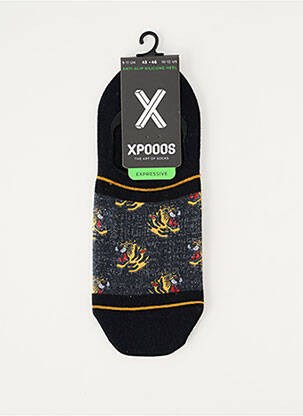 Chaussettes imprimé fantaisie bleu XPOOOS homme