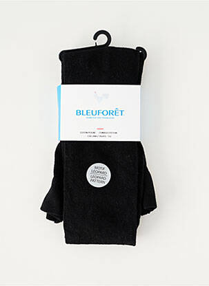 Collants stretch noir BLEU FORET femme
