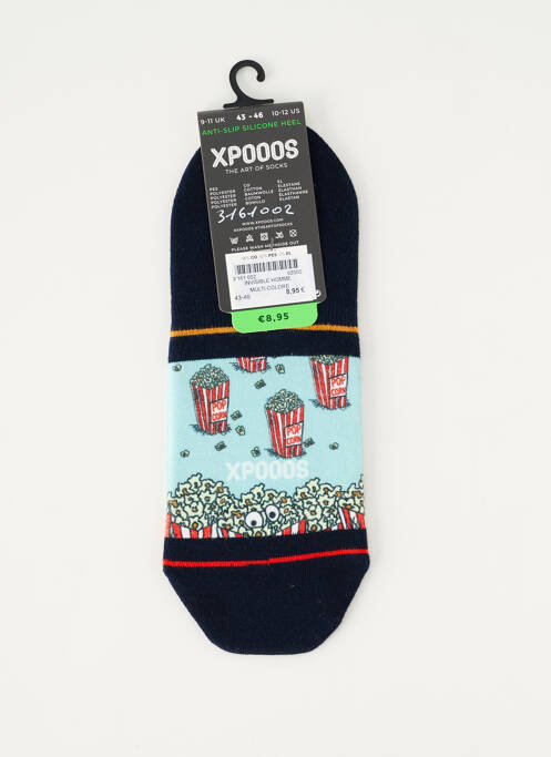 Chaussettes bleu XPOOOS homme