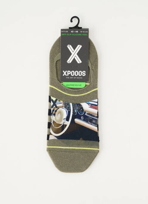 Chaussettes vert XPOOOS homme