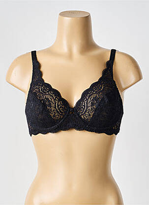 Soutien-gorge effet matière satinée haut soutien-gorge emboitant noir TRIUMPH femme