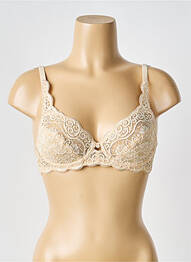 Soutien-gorge tissage dentelle haut soutien-gorge emboitant beige TRIUMPH femme