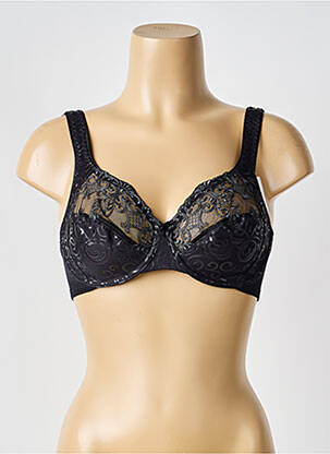 Soutien-gorge effet matière satinée noir TRIUMPH femme
