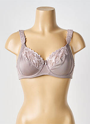 Soutien-gorge effet matière satinée haut soutien-gorge emboitant gris TRIUMPH femme
