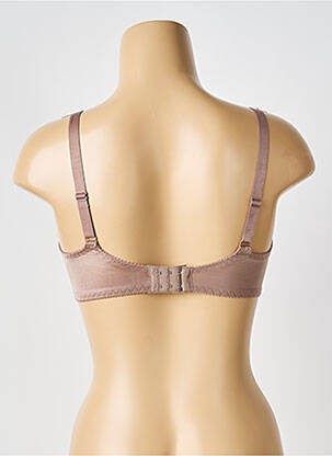 Soutien-gorge tissage dentelle haut soutien-gorge emboitant beige TRIUMPH femme