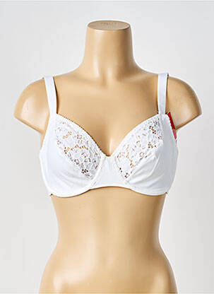 Soutien-gorge broderie haut soutien-gorge emboitant blanc TRIUMPH femme