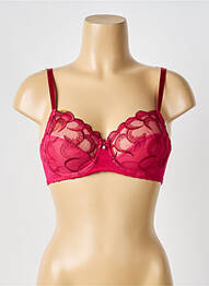 Soutien-gorge effet matière satinée haut soutien-gorge emboitant rose TRIUMPH femme