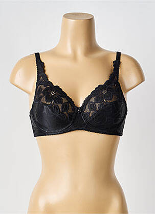 Soutien-gorge effet matière satinée haut soutien-gorge emboitant noir TRIUMPH femme