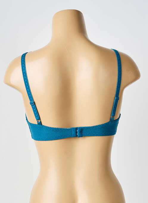 Soutien-gorge effet matière satinée haut soutien-gorge emboitant bleu TRIUMPH femme