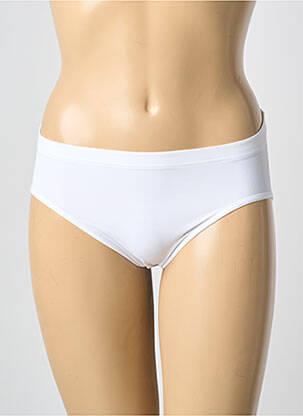 Culotte effet matière satinée blanc SLOGGI femme