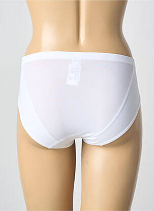 Culotte effet matière satinée blanc SLOGGI femme