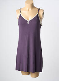 Nuisette/combinette stretch violet LINGERIE ELIZABETH femme