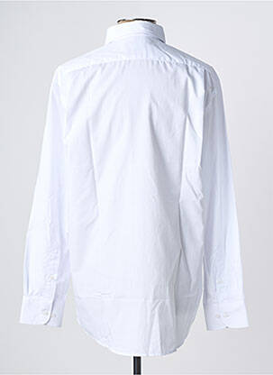 Chemise manches longues coupe droite blanc ARMORIAL homme