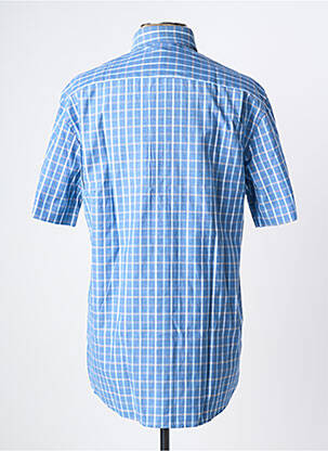 Chemise manches courtes poches bleu LOUIS VICTOR homme