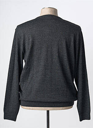 Pull col v manches longues gris LOUIS VICTOR homme