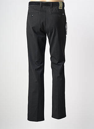Pantalon chino tissage popeline taille normale noir PIONIER homme