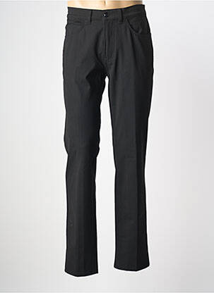 Pantalon chino tissage popeline taille normale noir PIONIER homme