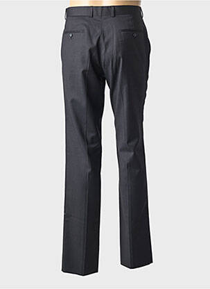 Pantalon chino fermeture zippée sous rabat avec crochet taille normale gris DOLMEN femme
