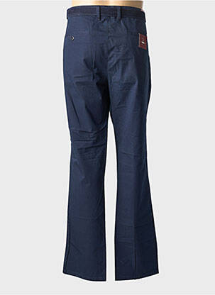 Pantalon chino tissage popeline taille normale bleu PIONEER homme