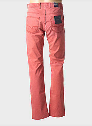Pantalon slim tissage popeline taille normale rouge PIONIER homme