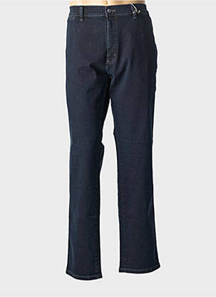 Pantalon chino tissage popeline taille normale bleu PIONEER homme