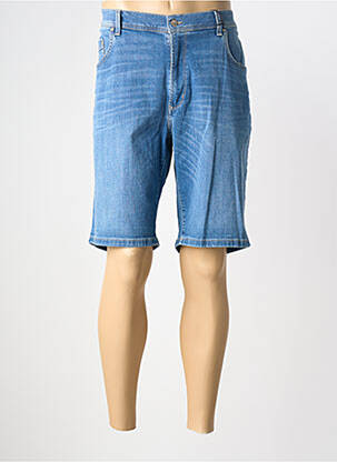 Bermuda tissage denim taille normale bleu PIONEER homme