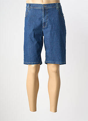 Bermuda tissage denim bleu PIONEER homme