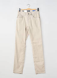 Jeans coupe slim poches taille normale beige PIONEER homme