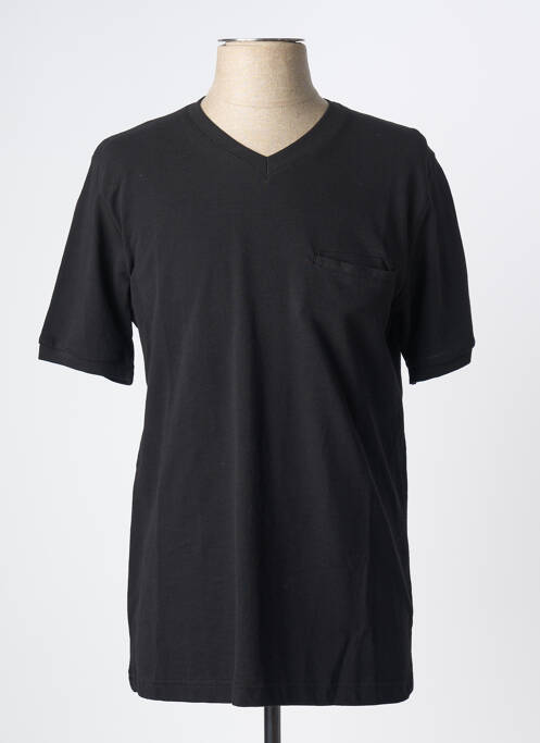 T-shirt coupe cintrée manches courtes noir LOUIS VICTOR homme