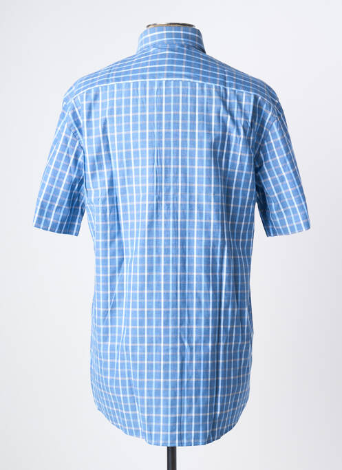 Chemise manches courtes poches bleu LOUIS VICTOR homme