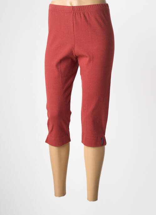 Corsaire taille élastique taille normale orange ARMOR LUX femme