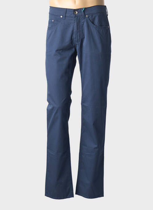 Pantalon slim tissage popeline taille normale bleu PIONEER homme